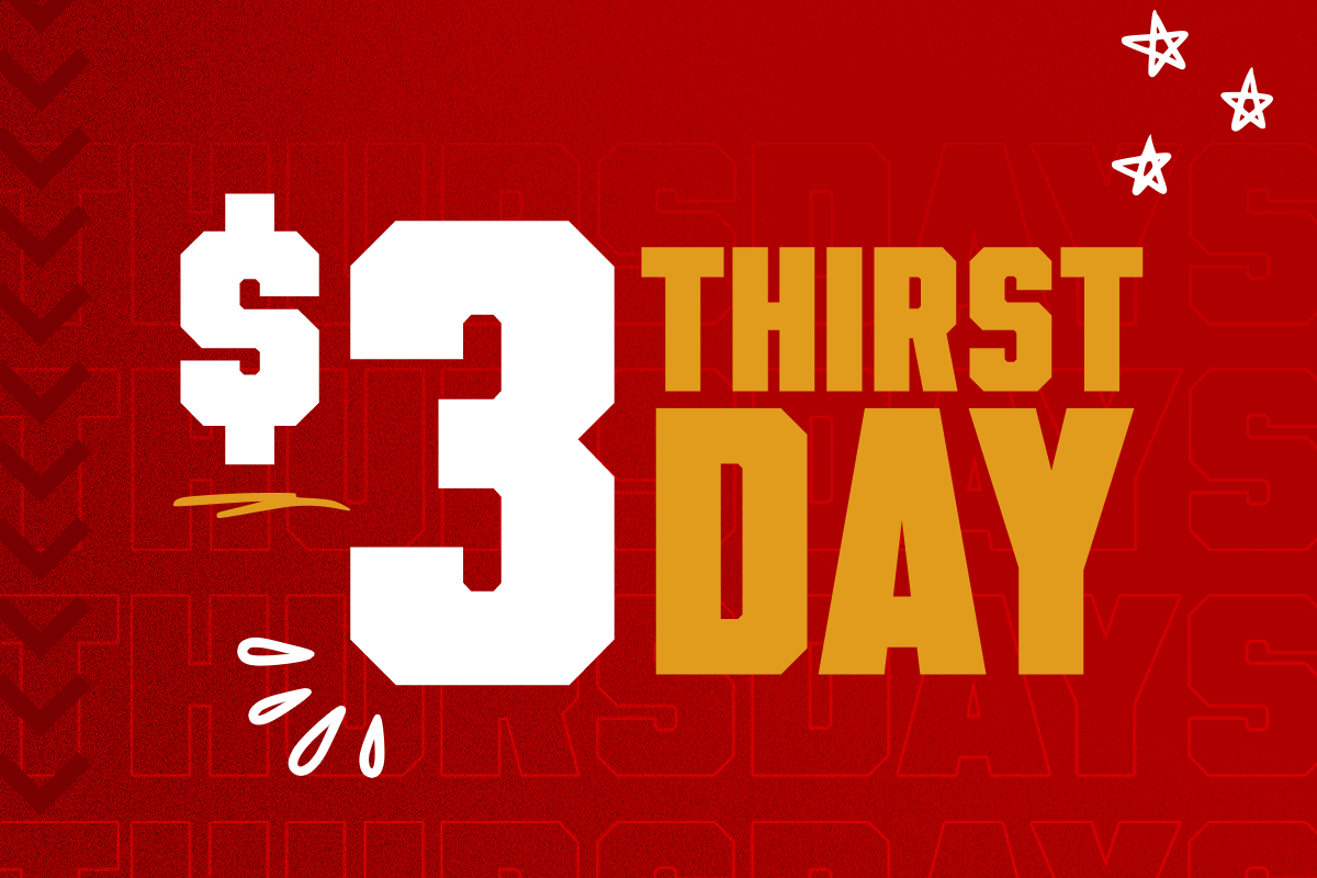 $3 Thirst Day