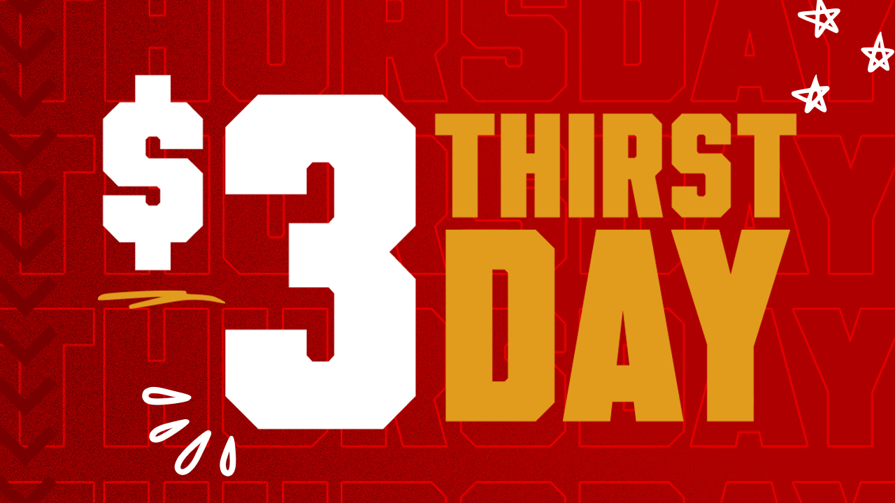 $3 Thirst Day